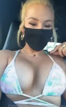 Tana Mongeau!! Hot sexy in car