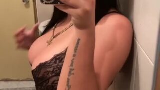 Laurysdyva in black lingerie…