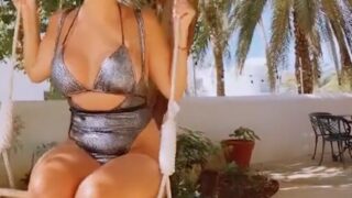 Monicest Hot Nude Show on beach – new video