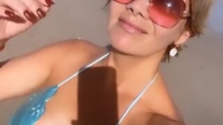 Monicest Nude Show on beach -hot video onlyfans leaked