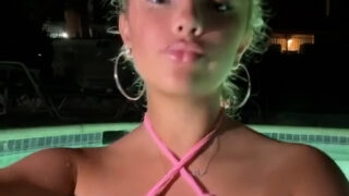 Breckie Hill Show Big Boobs In Pool Video Onlyfans Leaks