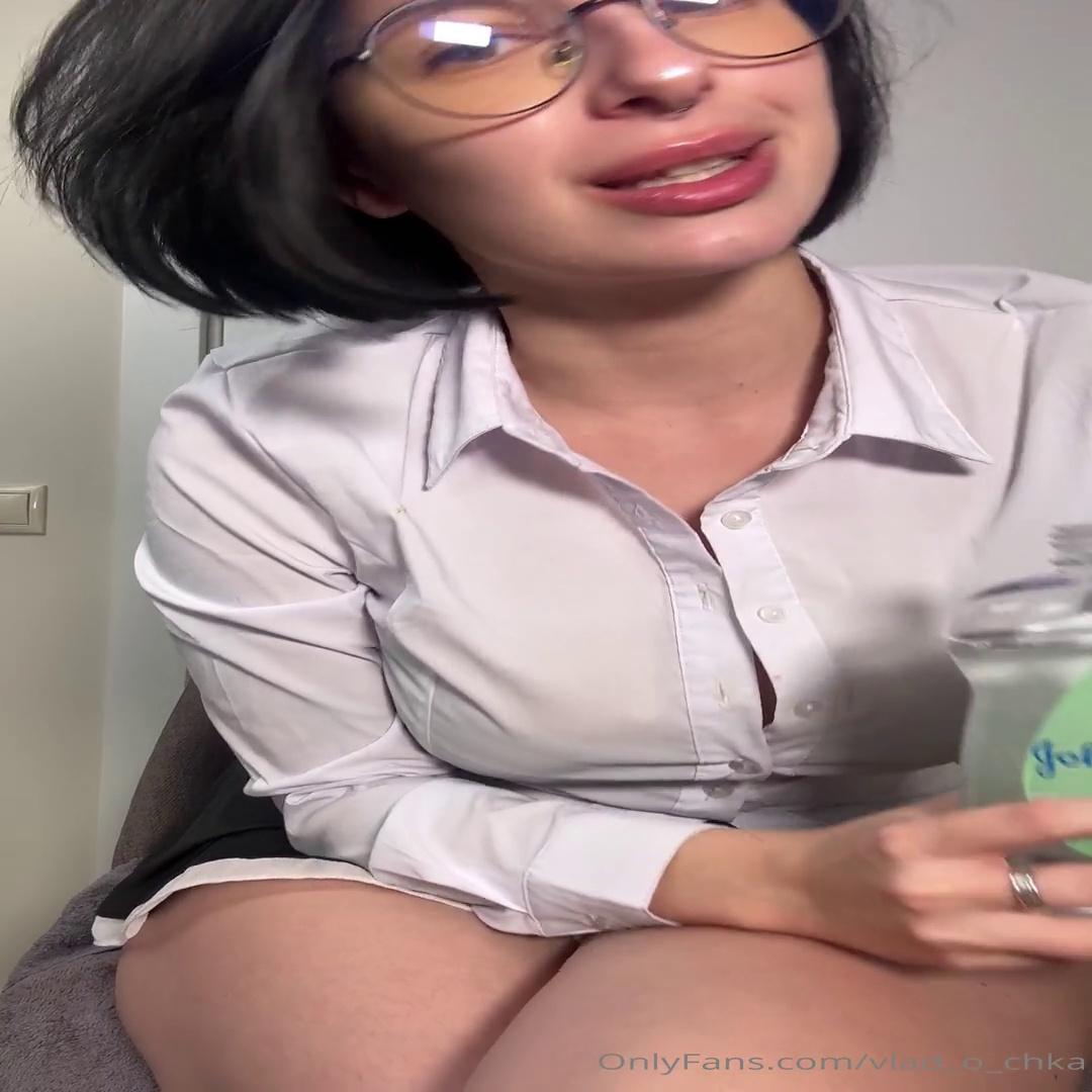Vladochka Clear Dildo Fuck Squirting Onlyfans Video